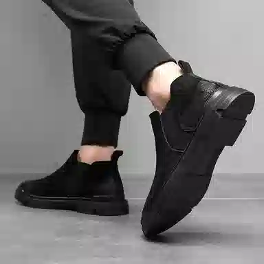 百伦韩 英伦风小众简约舒适时尚 切尔西靴 男款