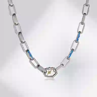 DH7 Lightning Titanium Steel Necklace