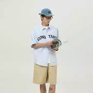 ARCANEFUNK Retro Letter Print Shirt