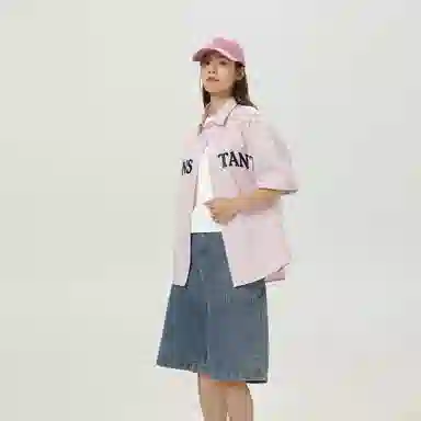 ARCANEFUNK Retro Letter Print Shirt