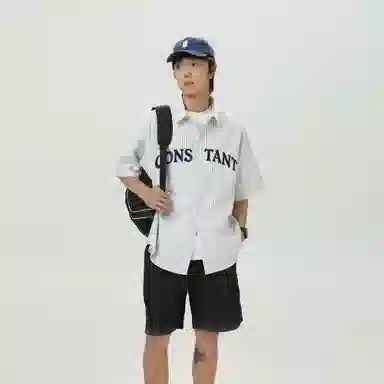 ARCANEFUNK Retro Letter Print Shirt