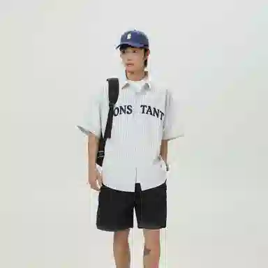 ARCANEFUNK Retro Letter Print Shirt