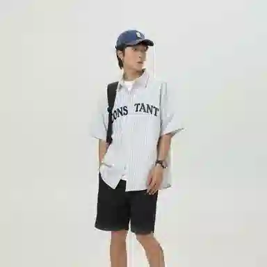 ARCANEFUNK Retro Letter Print Shirt