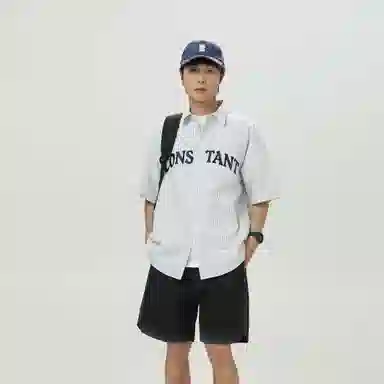 ARCANEFUNK Retro Letter Print Shirt