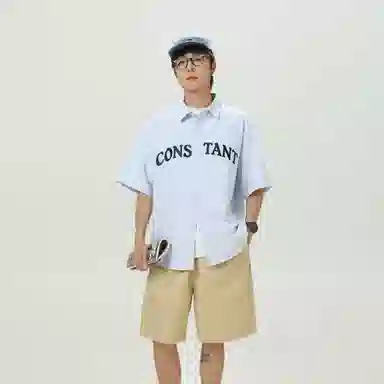 ARCANEFUNK Retro Letter Print Shirt