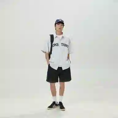 ARCANEFUNK Retro Letter Print Shirt