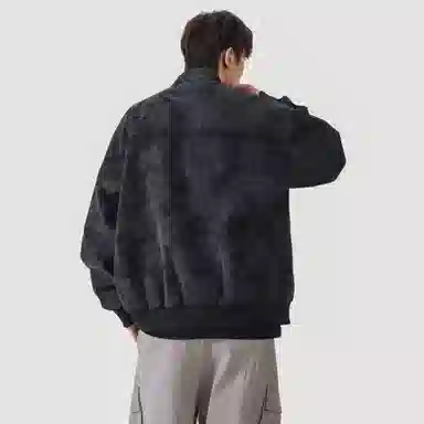 CHARLIE GOLF Vintage Suede Coach Jacket