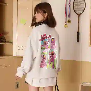 Sesame Street Elmo Crewneck Sweatshirt