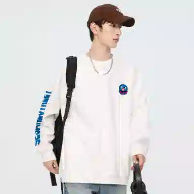 Sesame Street Logo Fleece Pullover Sweatshirt