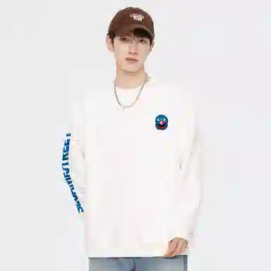 Sesame Street Logo Fleece Pullover Sweatshirt