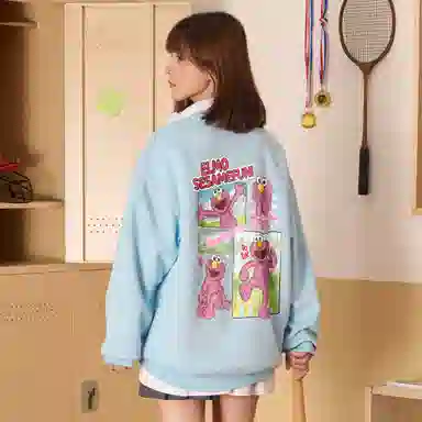 Sesame Street Elmo Crewneck Sweatshirt