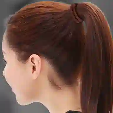 左欧 皮套马尾扎头发橡皮筋高弹力耐用 发圈 女款