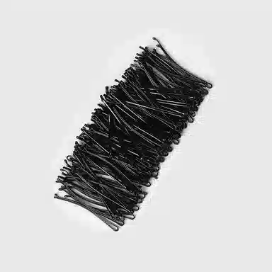 左欧 黑色一字夹侧边刘海 发夹 女款