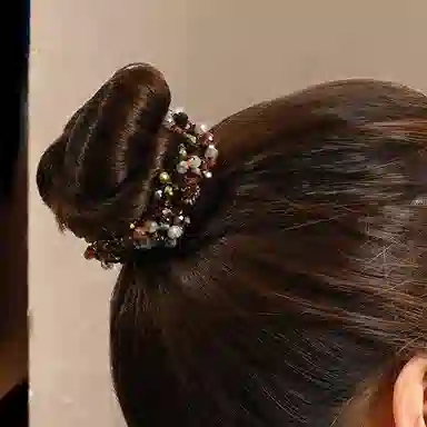 左欧 日常通勤扎马尾发饰头饰 发圈 女款