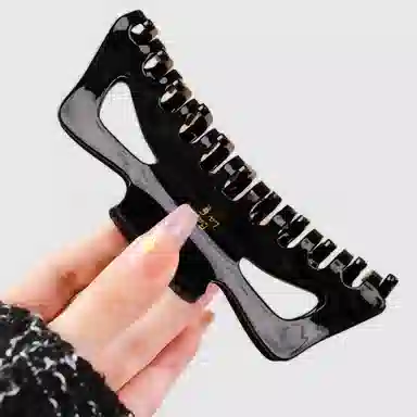 左欧 大号厚头发大发量多后脑勺鲨鱼夹 醋酸 发夹 女款