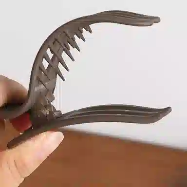 左欧 短发半扎后脑勺发量少抓夹鸭嘴夹 发夹 女款