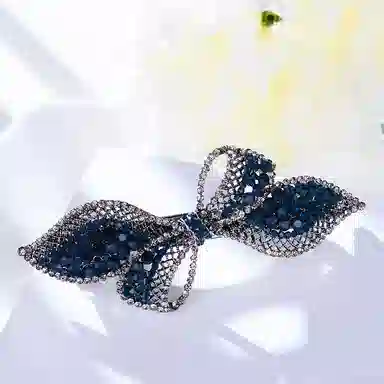 左欧 优雅蝴蝶结精致高级感气质 发夹 女款