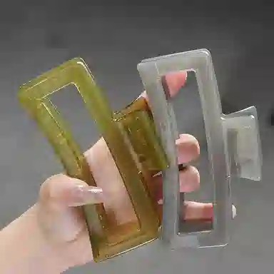 左欧 发量多方形厚头发后脑勺盘 发夹 女款