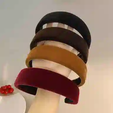 左欧 法式复古新款高颅顶压高级宽边头饰 发箍 女款