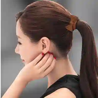 左欧 蝴蝶结头绳日系女森系丸子头无痕皮筋不伤发 发圈 女款