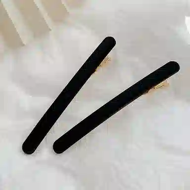 左欧 高级简约磨砂 宽边碎发一字夹前额侧边无痕 发夹 女款