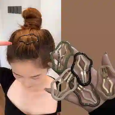 左欧 彩色十件套可爱云朵碎 碎发整理后脑勺 发夹 女款