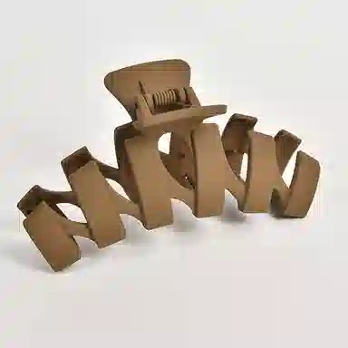 左欧 大号抓夹后脑勺盘发头饰高级感鲨鱼夹发饰 发夹 女款