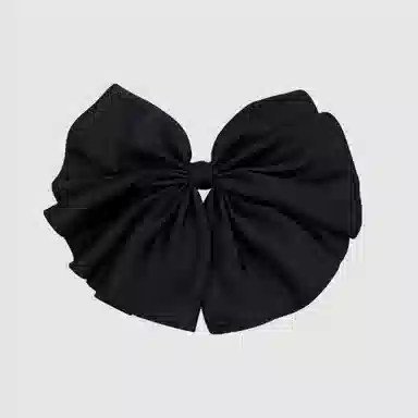 左欧 头盘发气质大顶夹一字夹蝴蝶结发头饰后脑勺 发夹 女款