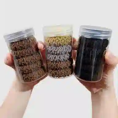 左欧 高级感高弹力耐用加宽加粗 发圈/头绳 女款