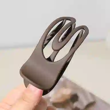 左欧 短发半扎后脑勺发量少抓夹鸭嘴夹 发夹 女款