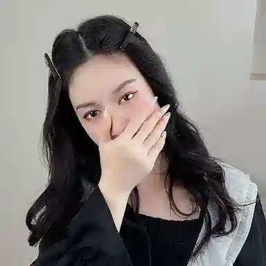 左欧 精致轻奢前额刘海夹简约休闲黑金字母侧边发夹无痕碎发 边夹 女款