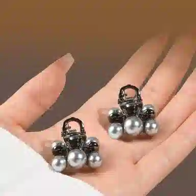 左欧 抓夹小号过渡期半扎发女后脑勺齐肩发 小夹子 发夹 女款