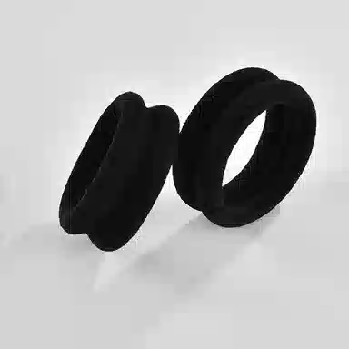 左欧 高马尾高弹力耐用不伤发大人粗黑色扎马尾 头绳 女款