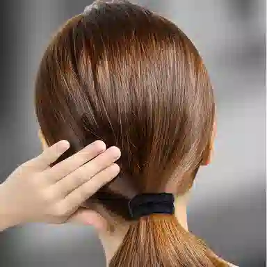 左欧 皮套马尾扎头发橡皮筋高弹力耐用 发圈 女款