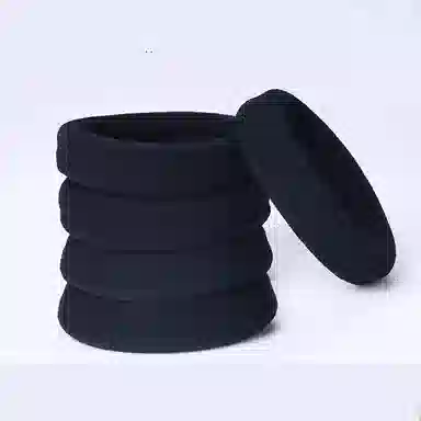 左欧 扎头发蝴蝶结 精致可爱高弹力简约韩国黑色发圈 布艺 头绳 女款