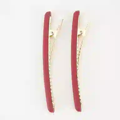 左欧 高级简约磨砂 宽边碎发一字夹前额侧边无痕 发夹 女款