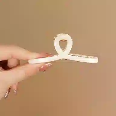 左欧 发量少 后脑勺盘发 高级感鲨鱼夹 发夹 女款