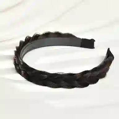 左欧 麻花辫假发 编发高颅顶显发量鱼骨辫子发卡 发箍 女款