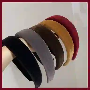 左欧 法式复古新款高颅顶压高级宽边头饰 发箍 女款