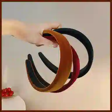 左欧 法式复古新款高颅顶压高级宽边头饰 发箍 女款