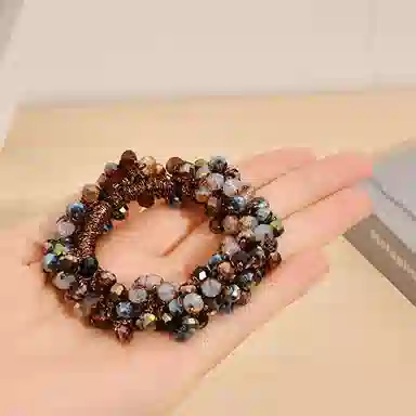 左欧 日常通勤扎马尾发饰头饰 发圈 女款