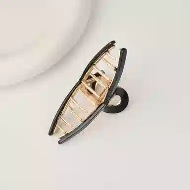 左欧 发量少 后脑勺盘发 高级感鲨鱼夹 发夹 女款