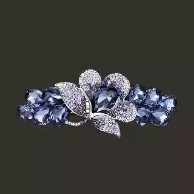 左欧 一字夹子卡子马尾 发夹 女款