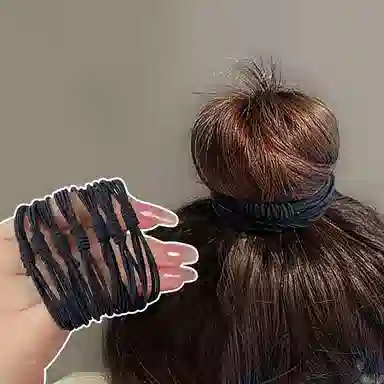 左欧 皮筋高弹力耐用彩色扎头发头绳 头饰发饰不伤发新款高端发圈 发绳 女款