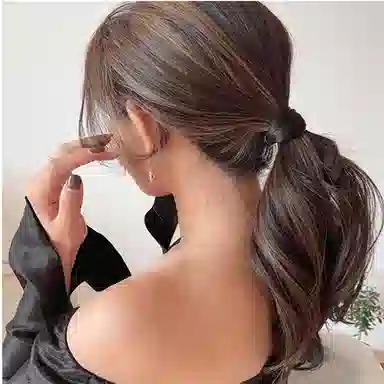 左欧 简约橡皮筋高弹力显发量 发圈 女款