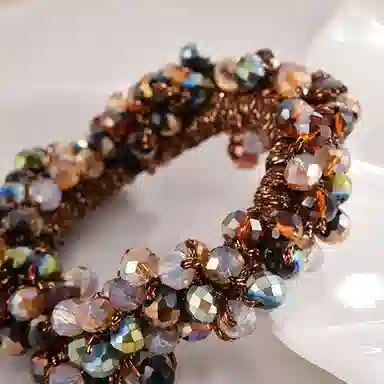 左欧 日常通勤扎马尾发饰头饰 发圈 女款