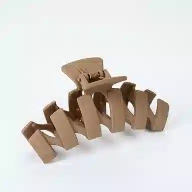 左欧 大号抓夹后脑勺盘发头饰高级感鲨鱼夹发饰 发夹 女款