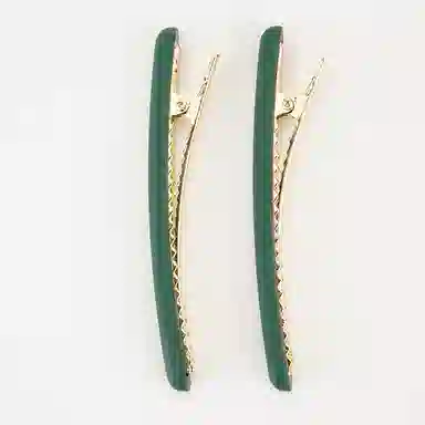 左欧 高级简约磨砂 宽边碎发一字夹前额侧边无痕 发夹 女款