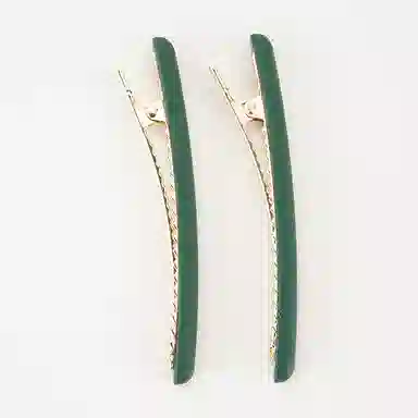 左欧 高级简约磨砂 宽边碎发一字夹前额侧边无痕 发夹 女款