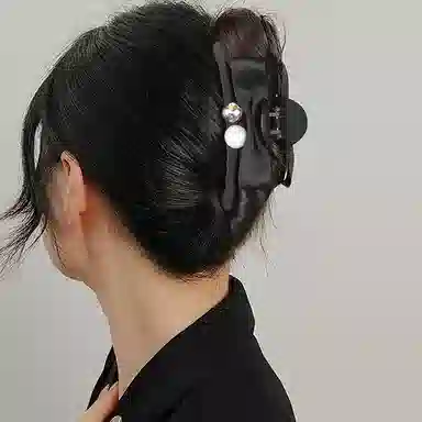 左欧 蝴蝶结抓夹中号后脑勺鲨鱼夹 发夹 女款